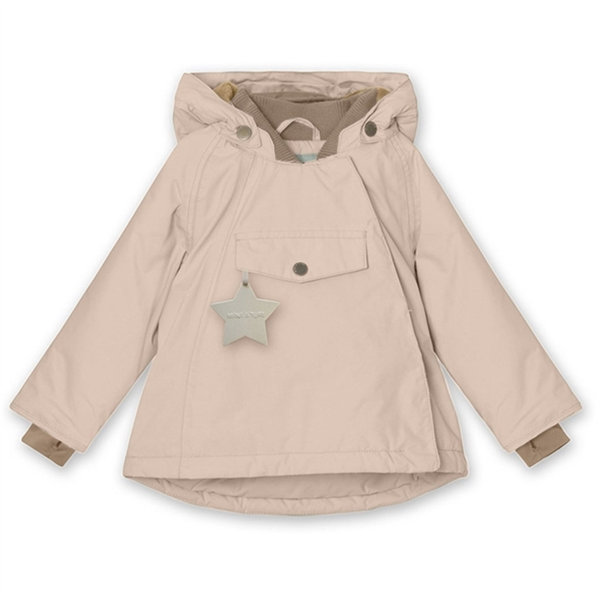 MINI A TURE Wang Fleece Winter Jacket Rose Dust