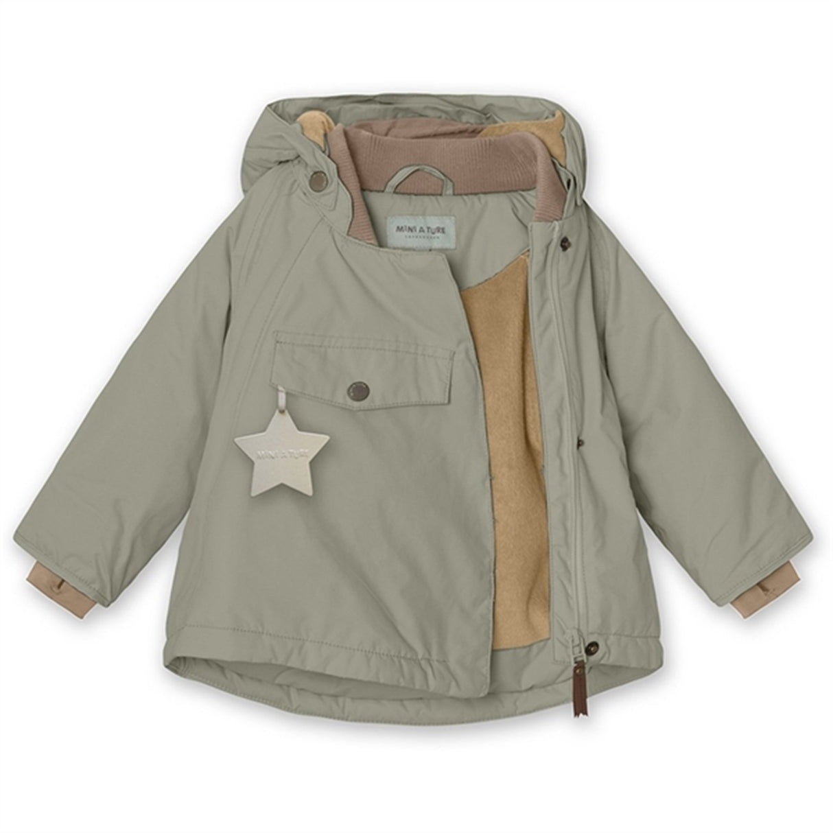 MINI A TURE Wang Fleece Winter Jacket Vert 4