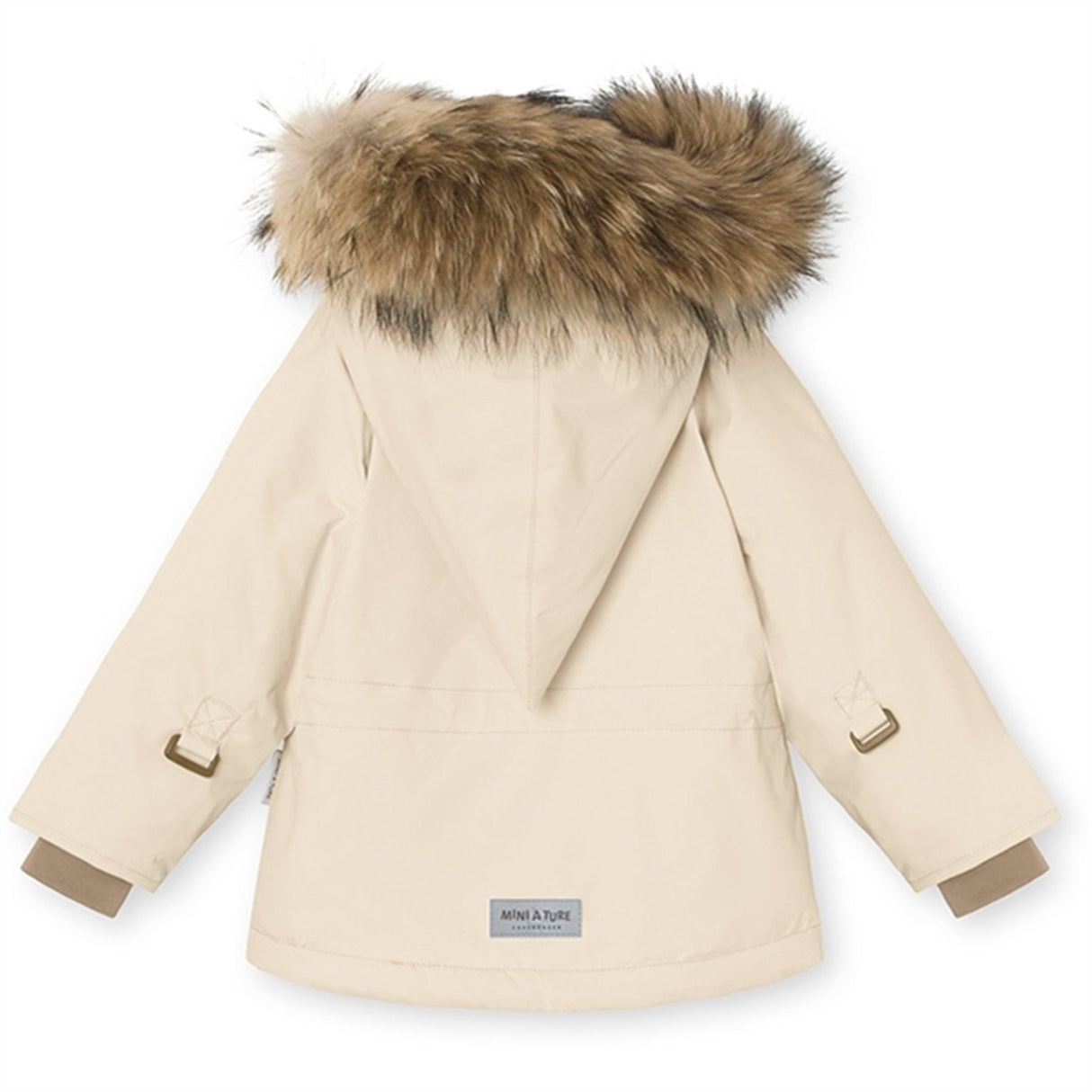 MINI A TURE Wang Fleece Fur Winter Jacket Angora Cream 5