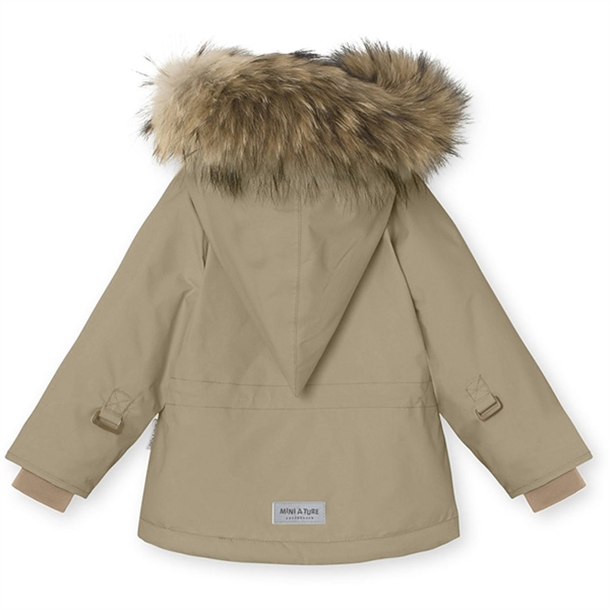 MINI A TURE Wang Fleece Fur Winter Jacket Savannah Tan 5