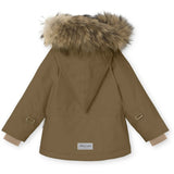 MINI A TURE Wang Fleece Fur Winter Jacket Wood 5