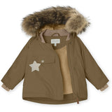 MINI A TURE Wang Fleece Fur Winter Jacket Wood 3