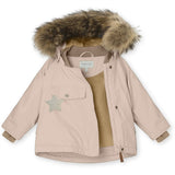 MINI A TURE Wang Fleece Fur Winter jacket Rose Dust 3