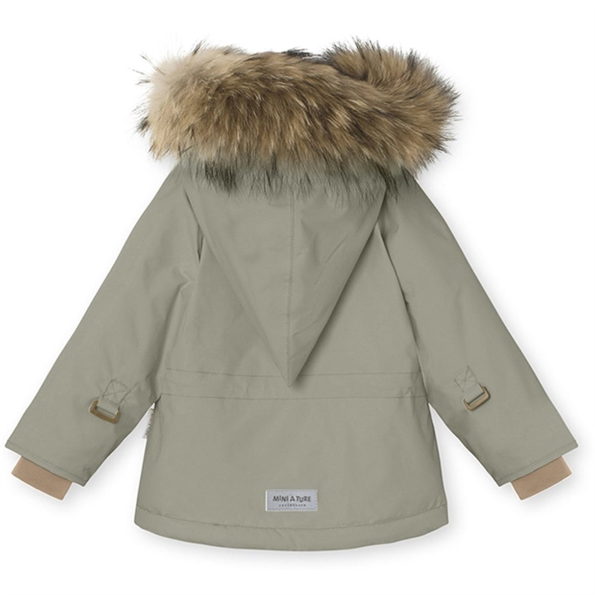 MINI A TURE Wang Fleece Fur Winter Jacket Vert 2