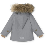 MINI A TURE Wang Fleece Fur Winter Jacket Monument Blue 5