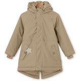 MINI A TURE Vikana Fleece Winter Jacket Savannah Tan