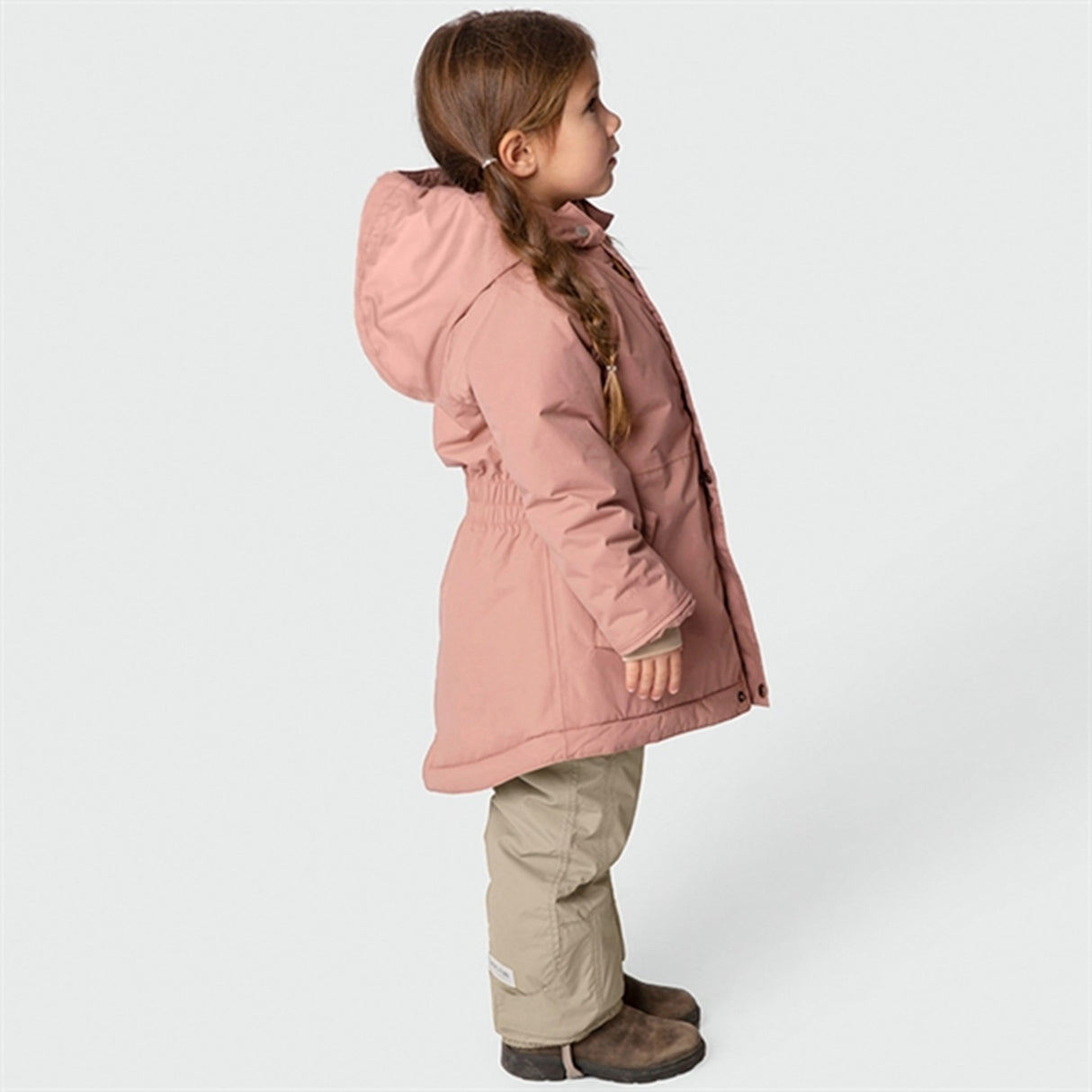 MINI A TURE Vikana Fleece Winter Jacket Wood Rose 6