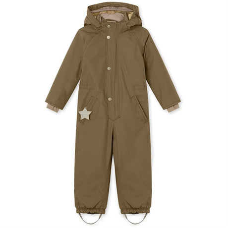 MINI A TURE Wanni Fleece Snow Suit Wood