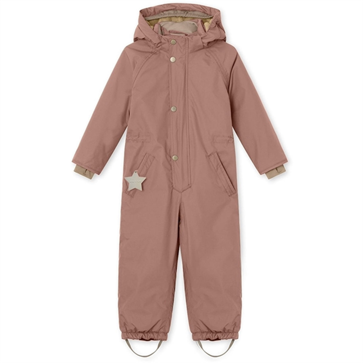 MINI A TURE Wanni Fleece Snow Suit Wood Rose