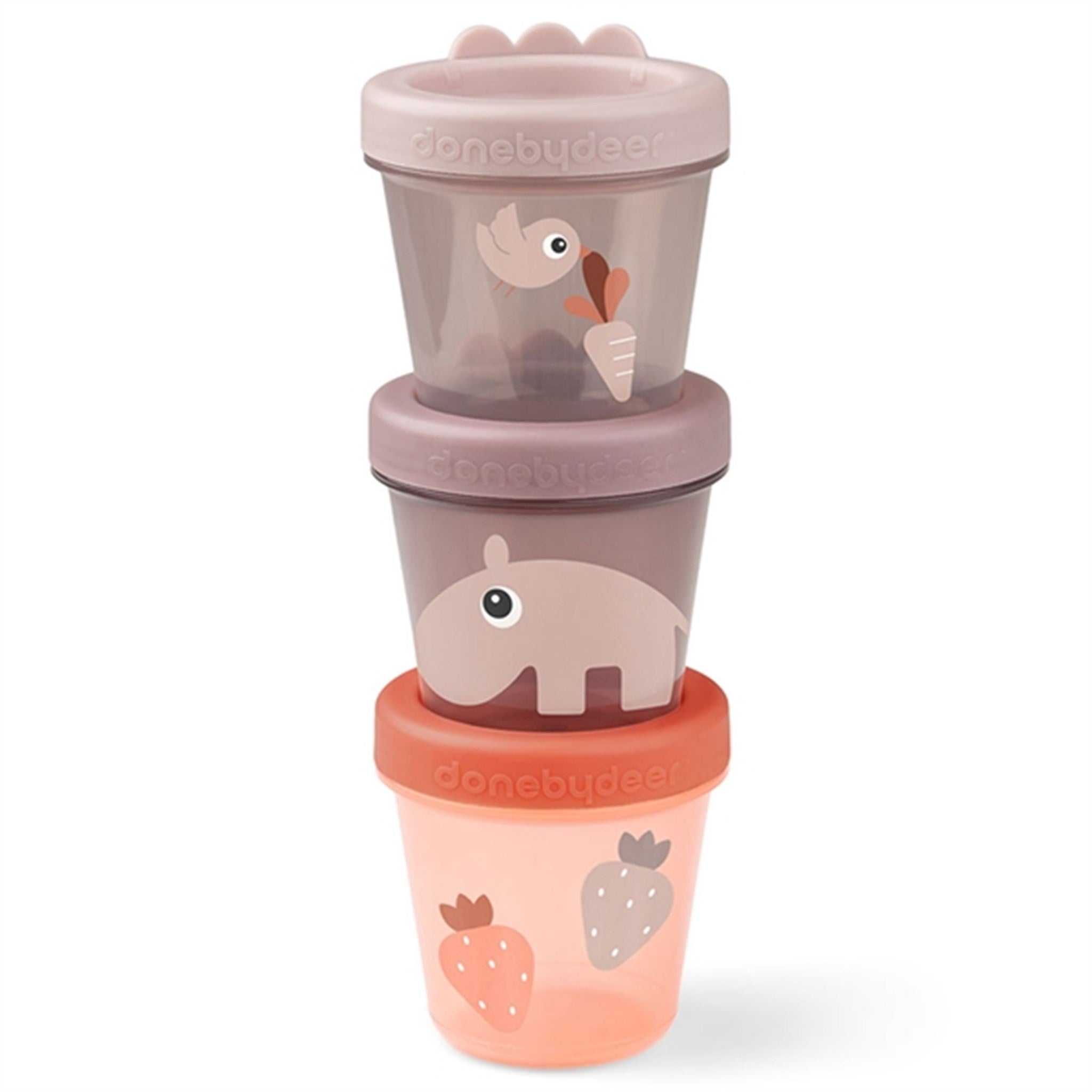 Done by Deer Babyfood Container 3-pack Ozzo Powder 2