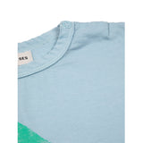 Bobo Choses Light Blue Multicor Sail Boat T-Shirt 3