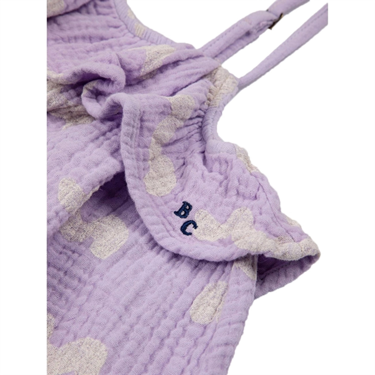 Bobo Choses Lavender Waves All Over Romper 4