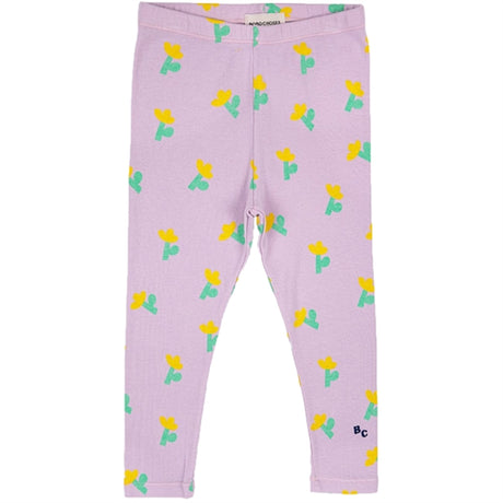 Bobo Choses Lavender Sea Flower All Over Leggings