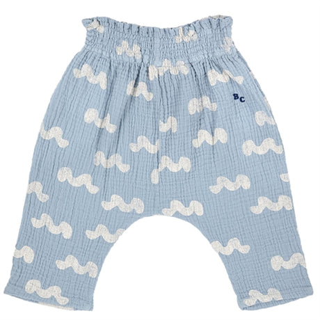 Bobo Choses Light Blue Waves All Over Pants