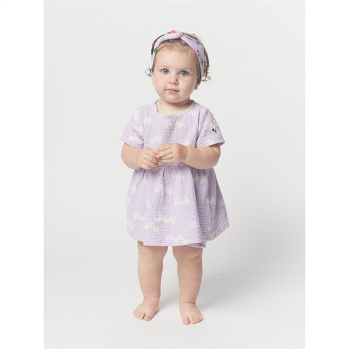 Bobo Choses Lavender Waves All Over Dress 3