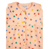 Bobo Choses Light Pink Multicolor Stars Dress 2