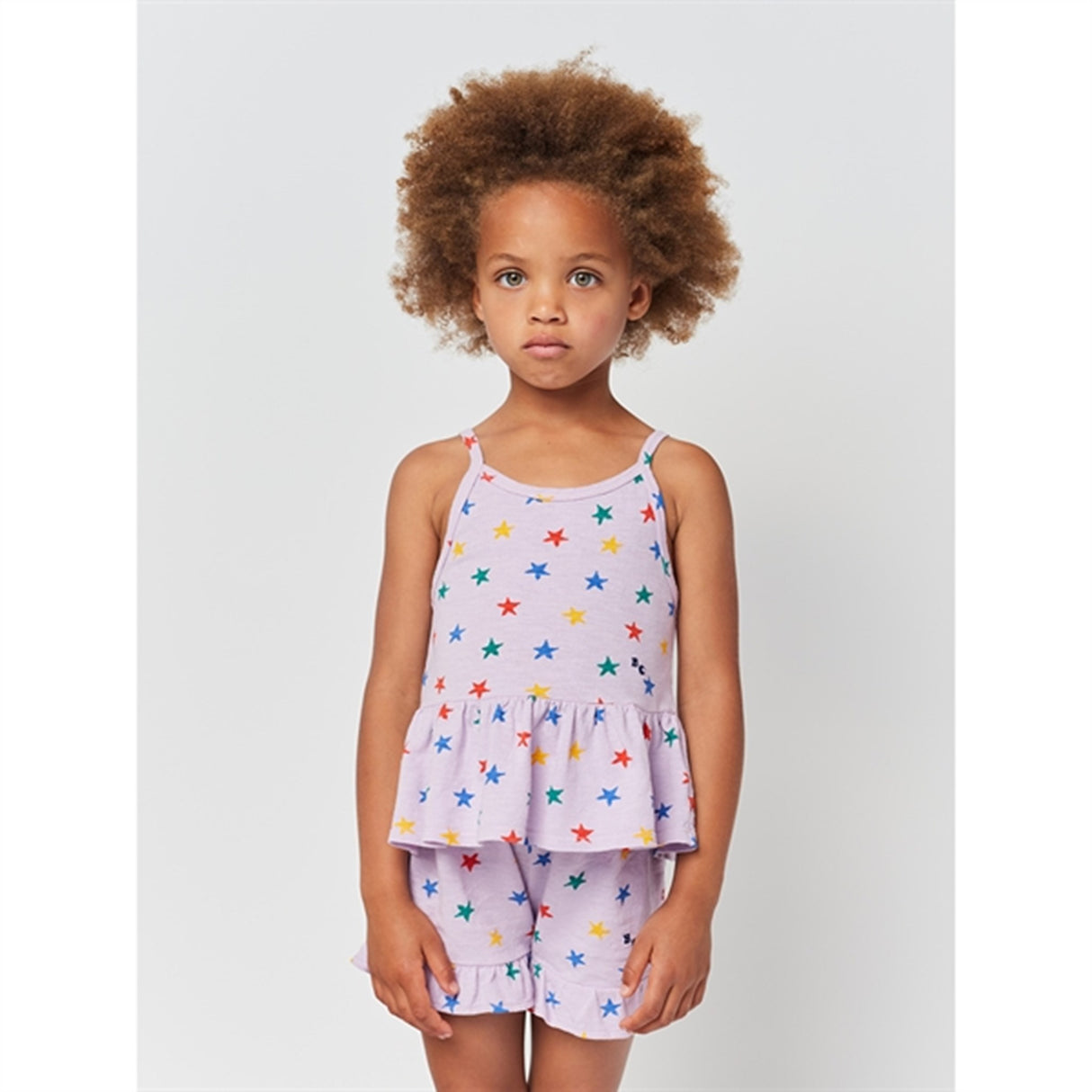 Bobo Choses Lavender Multicolor Stars All Over Tank Top 3