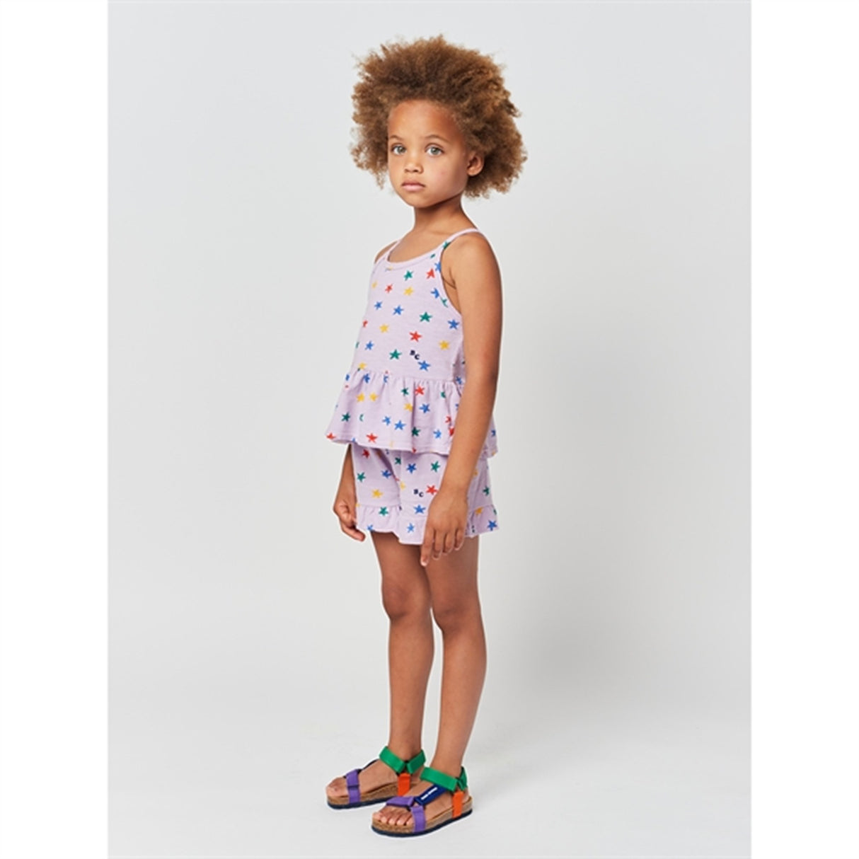 Bobo Choses Lavender Multicolor Stars All Over Tank Top 5