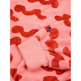 Bobo Choses Pink Waves All Over Terry Sweatshirt 2