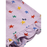 Bobo Choses Lavender Multicolor Stars All Over Ruffle Shorts 3