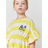 Bobo Choses Yellow Stripes Ruffle Dress 4