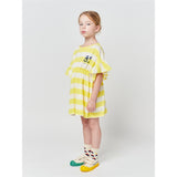 Bobo Choses Yellow Stripes Ruffle Dress 5