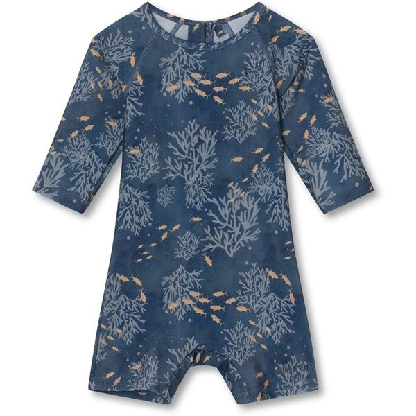 MINI A TURE Goldie Printed UV50+ Jumpsuit Deep Waters