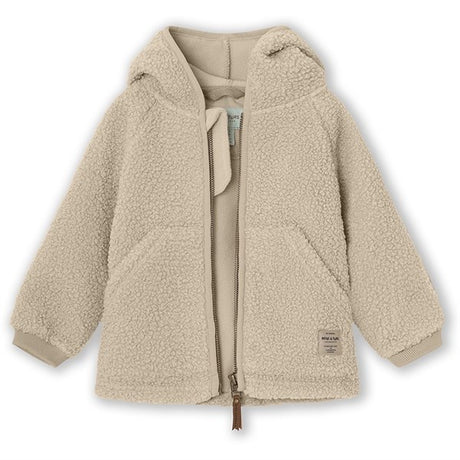 MINI A TURE LIFF Teddy Fleece Jacket Sesame 2