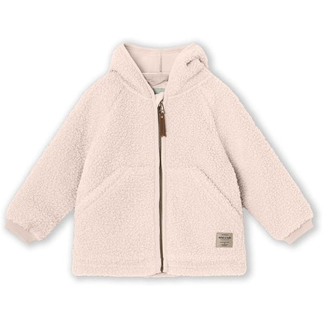 MINI A TURE LIFF Teddy Fleece Jacket Mauve Chalk