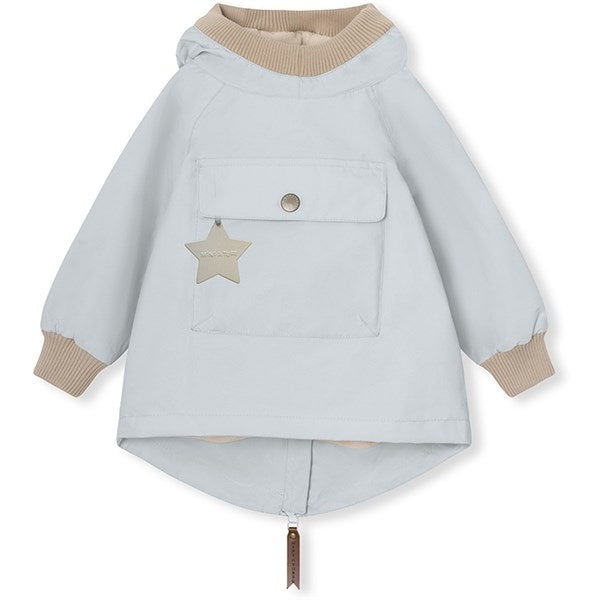 MINI A TURE BABYVITO Spring Anorak w/Fleece Lining Pearl Blue