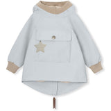 MINI A TURE BABYVITO Spring Anorak w/Fleece Lining Pearl Blue