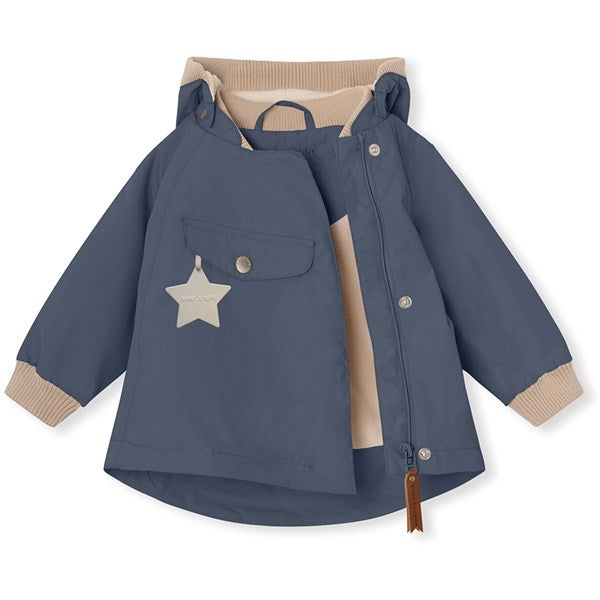 MINI A TURE WAI Spring Jacket w/Fleece Lining Ombre Blue 2