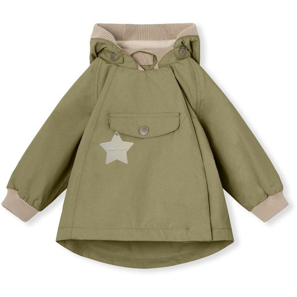 MINI A TURE WAI Spring Jacket w/Fleece Lining Aloe Green