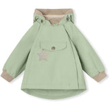 MINI A TURE WAI Spring Jacket w/Fleece Lining Dusty Light Green