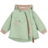 MINI A TURE WAI Spring Jacket w/Fleece Lining Dusty Light Green 2