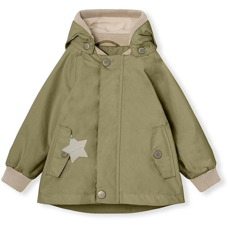 MINI A TURE WALLY Spring Jacket w/Fleece Lining Aloe Green