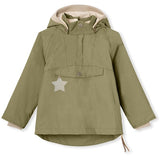 MINI A TURE VITORIO Spring Anorak w/Fleece Lining Aloe Green