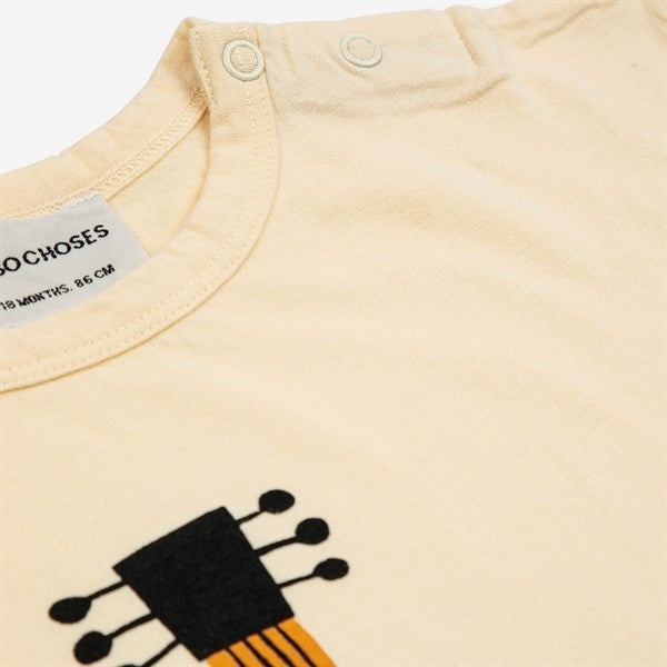 Bobo Choses Baby Acoustic Guitar T-Shirt Light Yellow