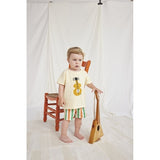 Bobo Choses Baby Acoustic Guitar T-Shirt Light Yellow