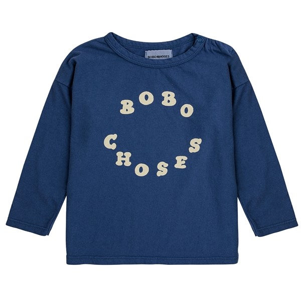 Bobo Choses Baby Bobo Choses Circle Blouse Navy Blue