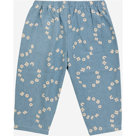 Bobo Choses Baby Bobo Choses Circle Denim Pants Light Blue 2