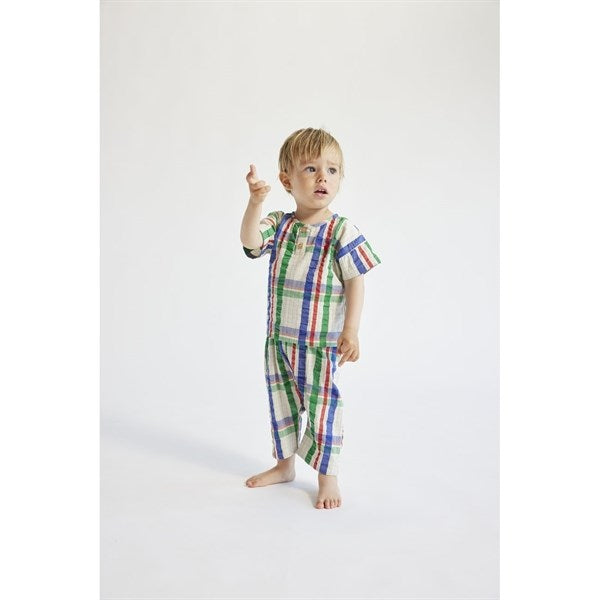 Bobo Choses Baby Madras Checks Woven Harem Baggy Pants Multicolor 3