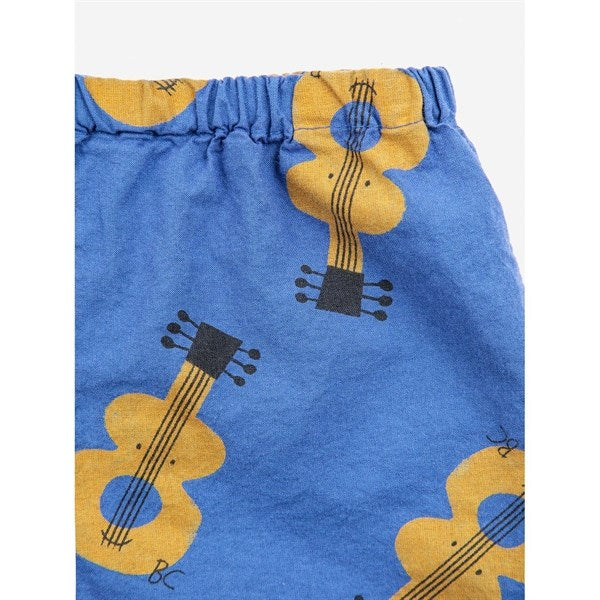 Bobo Choses Baby Acoustic Guitar All Over Woven Shorts Navy Blue 2