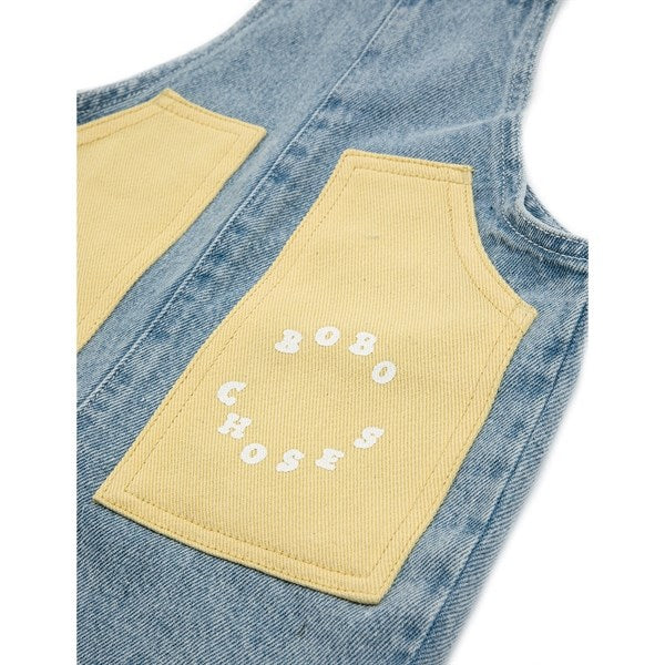 Bobo Choses Baby Bobo Choses Circle Short Dungarees Blue 7