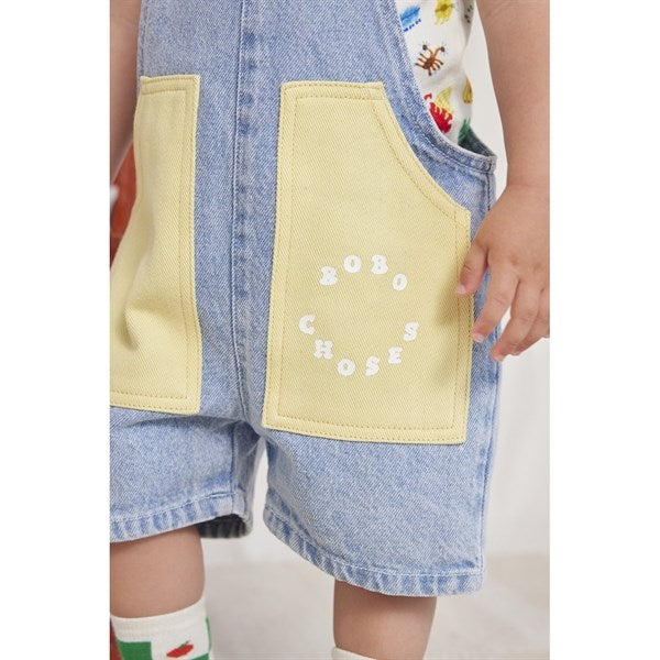 Bobo Choses Baby Bobo Choses Circle Short Dungarees Blue 3