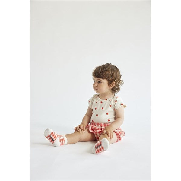 Bobo Choses Baby Tomato Body And Vichy Accesorios Set Offwhite 9