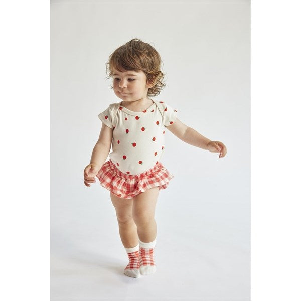 Bobo Choses Baby Tomato Body And Vichy Accesorios Set Offwhite 6