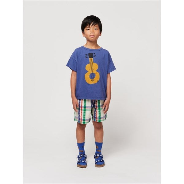 Bobo Choses Acoustic Guitar T-Shirt Navy Blue 3