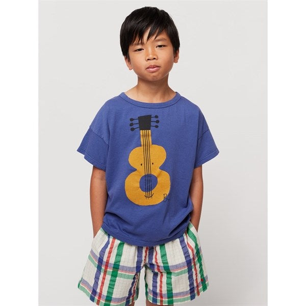 Bobo Choses Acoustic Guitar T-Shirt Navy Blue 6