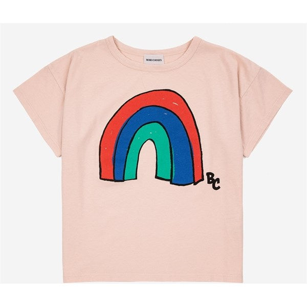 Bobo Choses Rainbow T-Shirt Light Pink